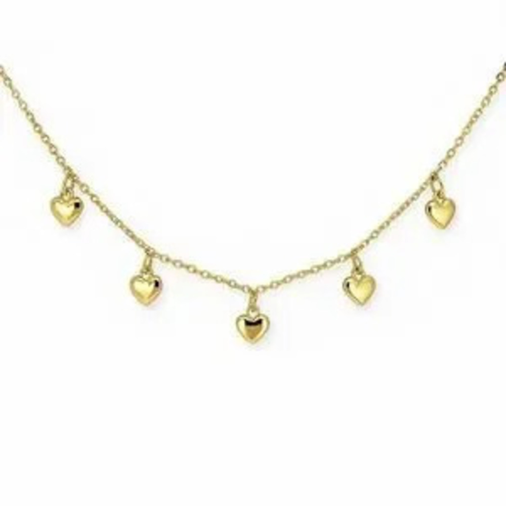 Minimalist Gold Heart Pendant Necklace